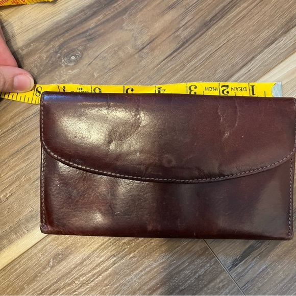 Vintage Gary's Leather  Credit Card ID Window Bifold Wallet - Made in USA - Picture 4 of 8